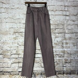 Vintage Roughrider Bareback Jeans Women 27x36 Brown Denim Circle T Western Pants